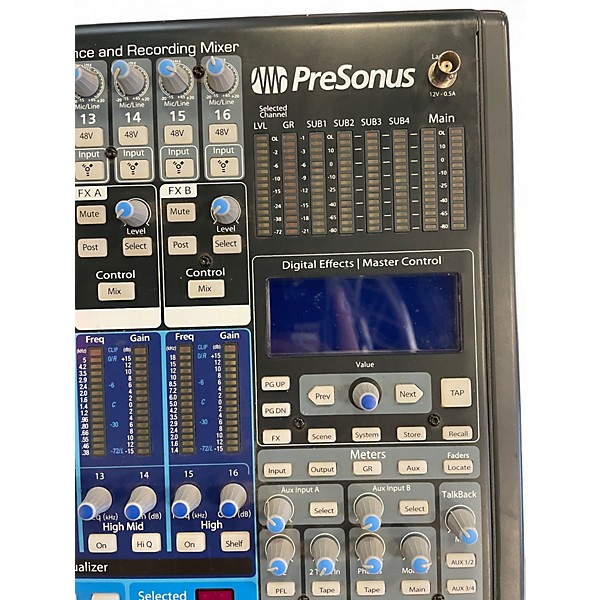 Used PreSonus Studio Live 16.4.2 Digital Mixer
