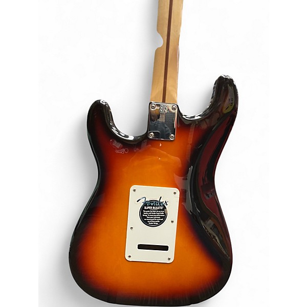 Used Fender Standard Stratocaster 3 Tone Sunburst Solid Body Electric Guitar