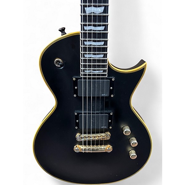 Used Ltd DELUXE Black Solid Body Electric Guitar