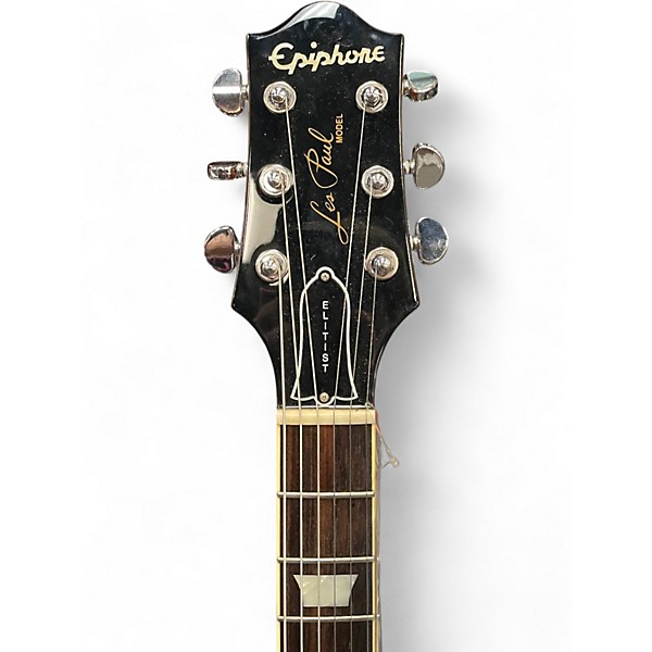 Used Epiphone Les Paul Elitist Standard Plus Vintage Sunburst Solid Body Electric Guitar