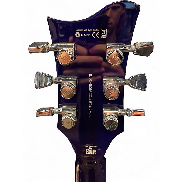 Used ESP LTD PS-1000 Xtone Violet Shadow Hollow Body Electric Guitar