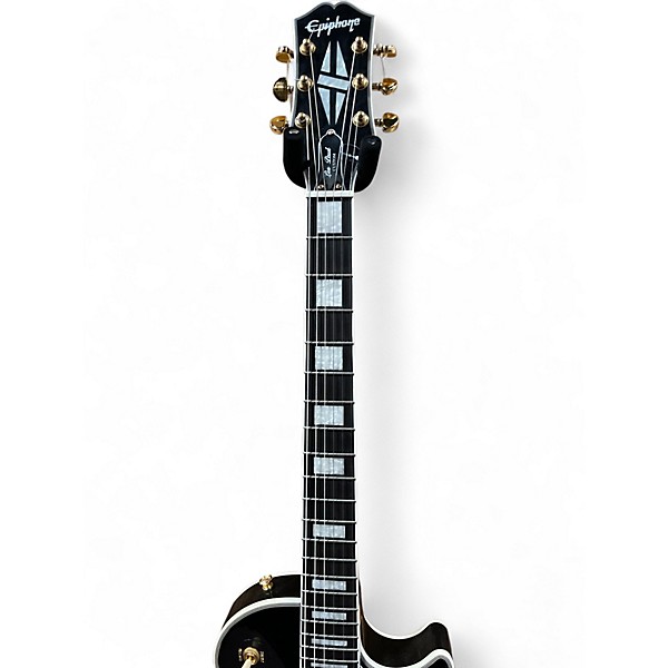 Used Epiphone Les Paul Custom Black Solid Body Electric Guitar