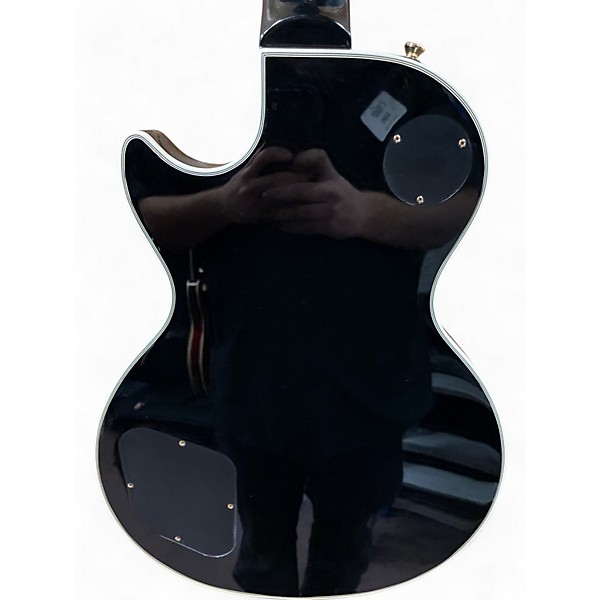 Used Epiphone Les Paul Custom Black Solid Body Electric Guitar