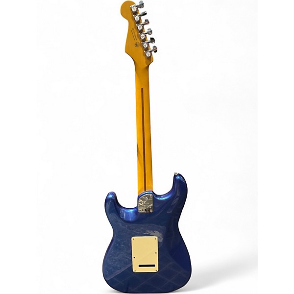 Used 2021 Fender American Ultra Stratocaster Cobalt Blue Metallic Solid Body Electric Guitar