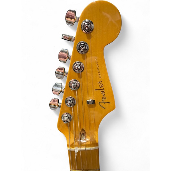 Used 2021 Fender American Ultra Stratocaster Cobalt Blue Metallic Solid Body Electric Guitar