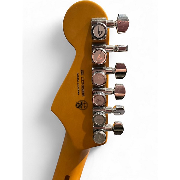 Used 2021 Fender American Ultra Stratocaster Cobalt Blue Metallic Solid Body Electric Guitar