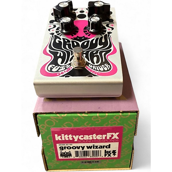 Used Kittycasterfx GROOVY WIZARD FUZZ DRIVER Ge/Si Effect Pedal