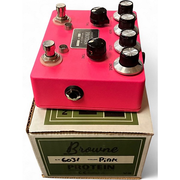 Used Browne Amplification PROTEIN DUAL REVERB V3 Effect Pedal