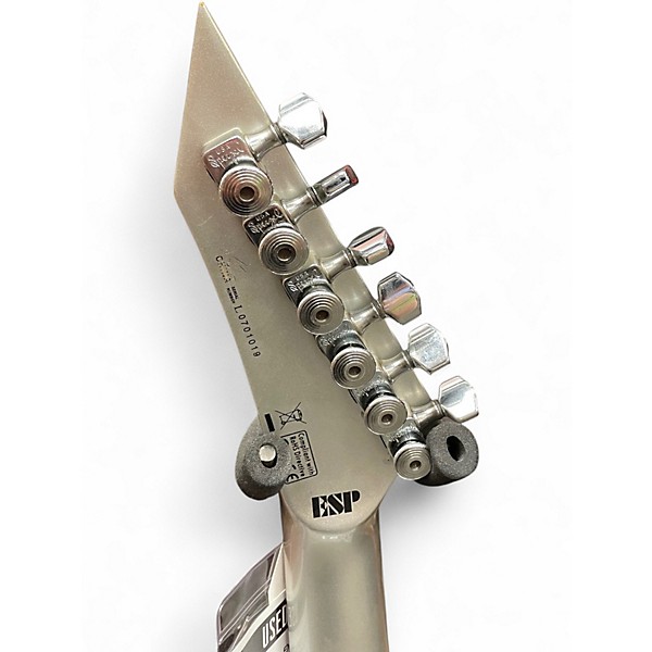 Used ESP LTD EX50 SILVERE Solid Body Electric Guitar