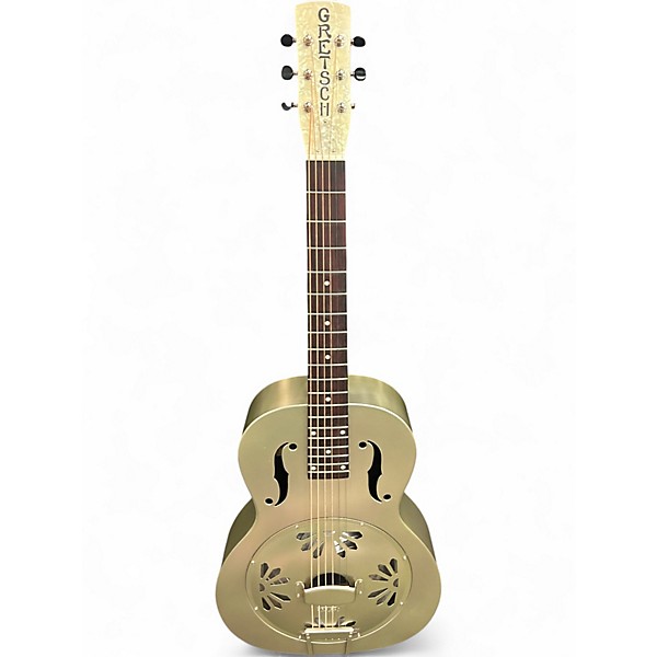 Used Gretsch Guitars G9201 Honeydipper Metal Round Neck Natural Resonator Guitar