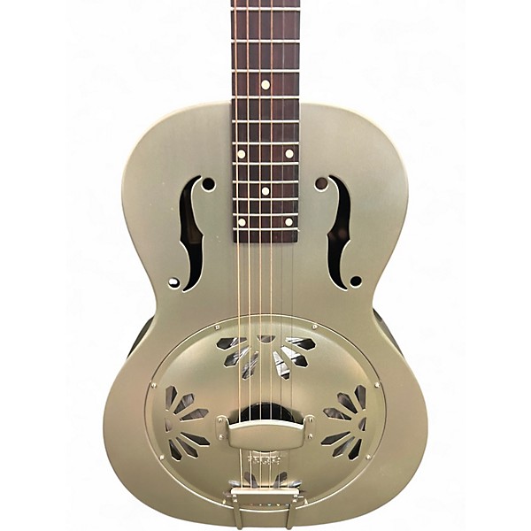 Used Gretsch Guitars G9201 Honeydipper Metal Round Neck Natural Resonator Guitar