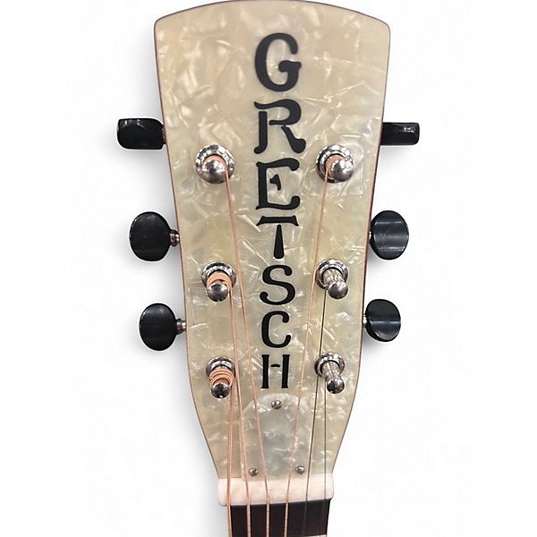 Used Gretsch Guitars G9201 Honeydipper Metal Round Neck Natural Resonator Guitar