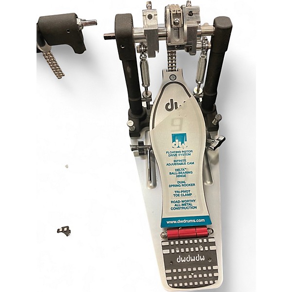 Used DW 9000 Series Double Double Bass Drum Pedal
