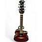 Used Ovation CS24 Celebrity Ruby Red Acoustic Electric Guitar thumbnail