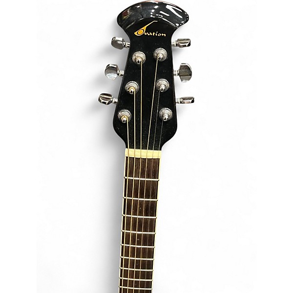 Used Ovation CS24 Celebrity Ruby Red Acoustic Electric Guitar