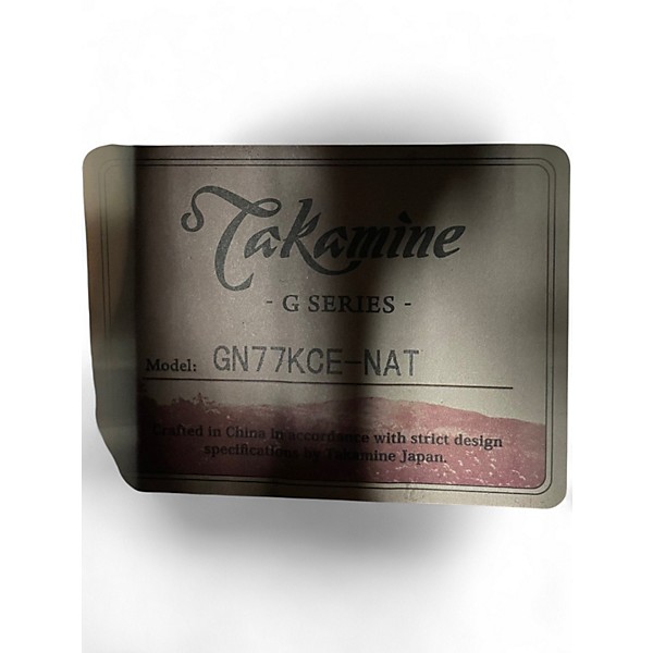 Used Takamine GN77KC KOA Acoustic Electric Guitar