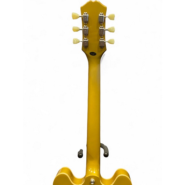 Used Epiphone ES355 Metallic Gold Hollow Body Electric Guitar