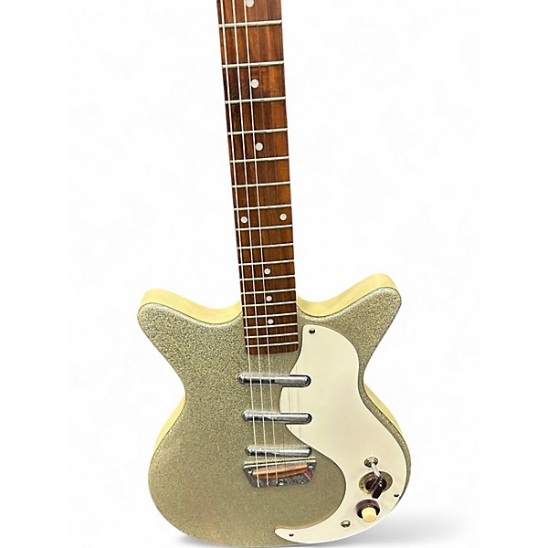 Used Danelectro DC3 GOLD SPARKLE Solid Body Electric Guitar