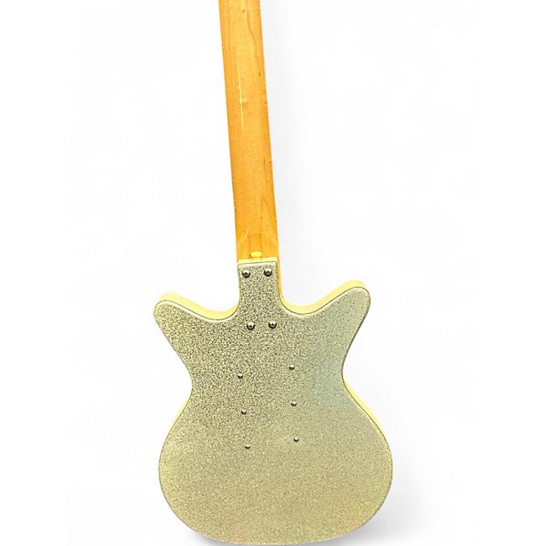 Used Danelectro DC3 GOLD SPARKLE Solid Body Electric Guitar