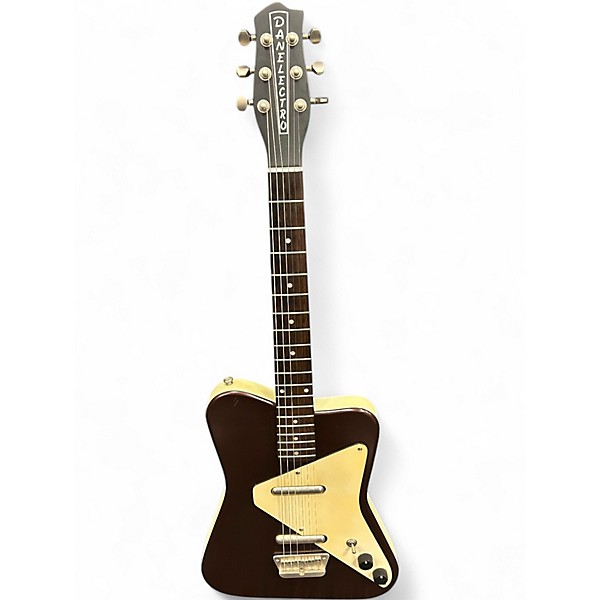 Used Danelectro PRO 1 Maroon Solid Body Electric Guitar