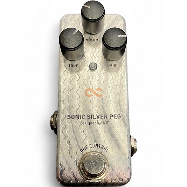 Used One Control SONIC SILVER PEG Bass Effect Pedal | Guitar Center