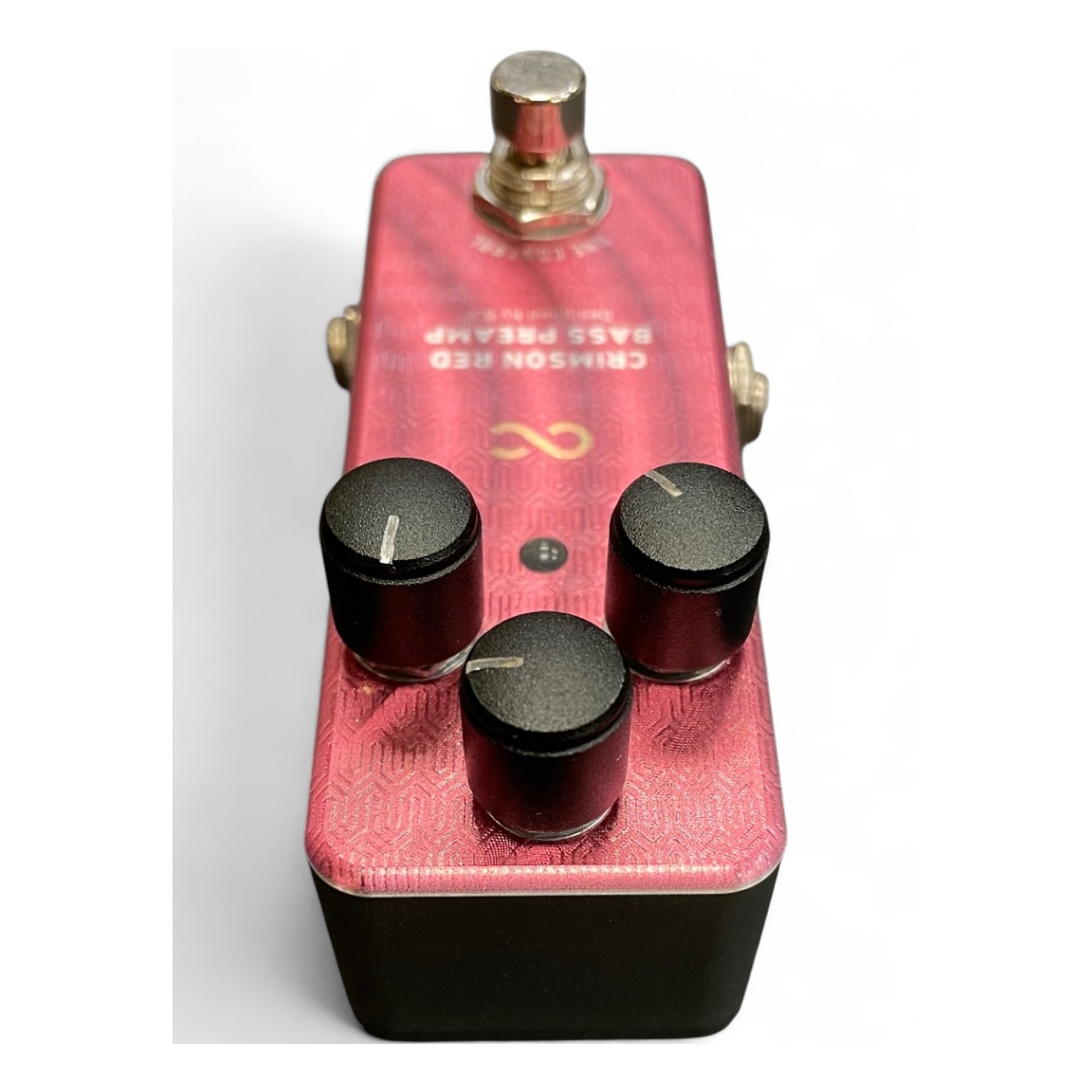 Used One Control CRIMSON RED BASS PREAMP Bass Effect Pedal