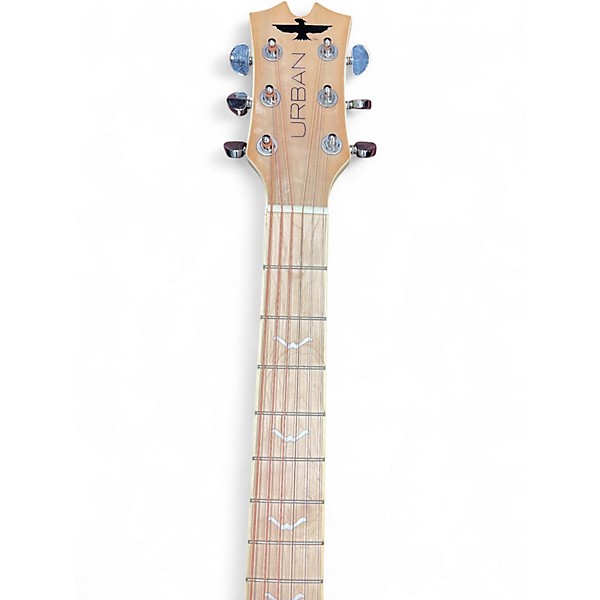 Used Keith Urban PHOENIX rain white Acoustic Guitar