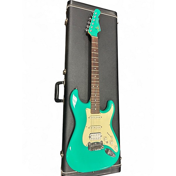 Used G&L USA Legacy Bel Air Green Solid Body Electric Guitar