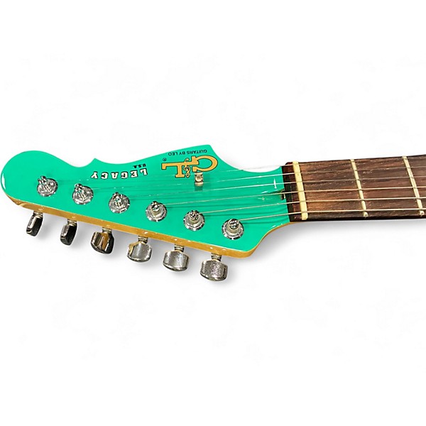 Used G&L USA Legacy Bel Air Green Solid Body Electric Guitar