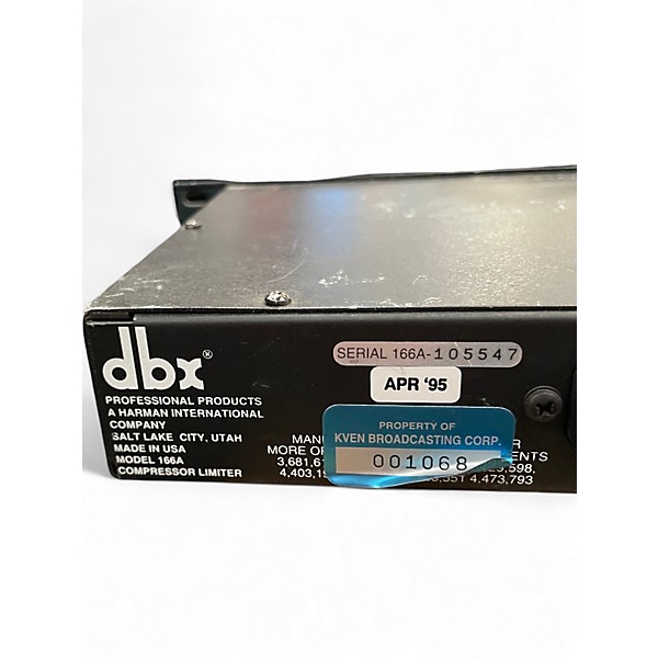 Used dbx 166A Compressor
