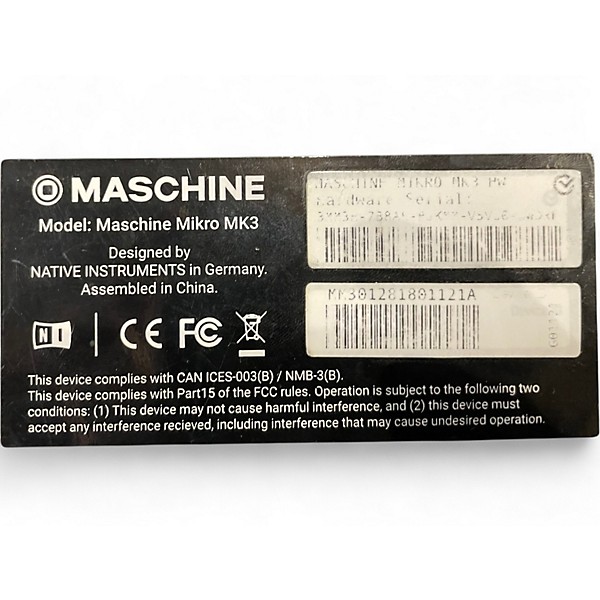 Used Native Instruments Maschine Mikro MK3 MIDI Controller