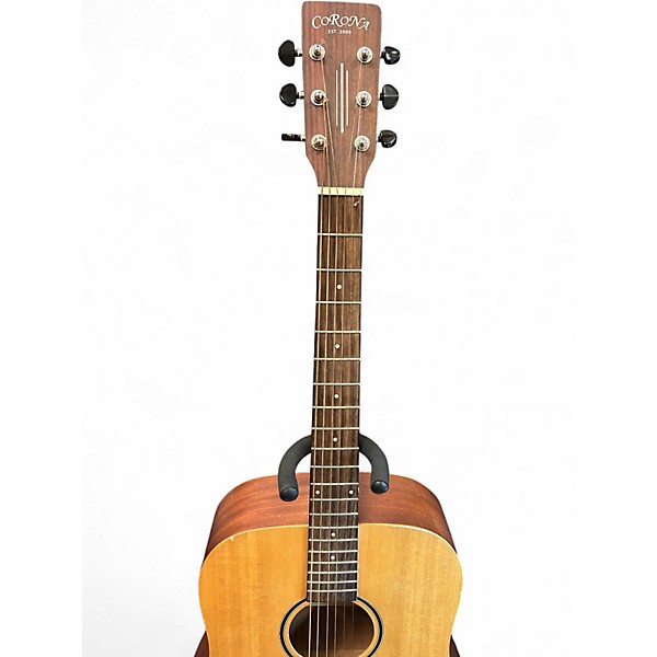 Used Corona sd700p natural Acoustic Guitar