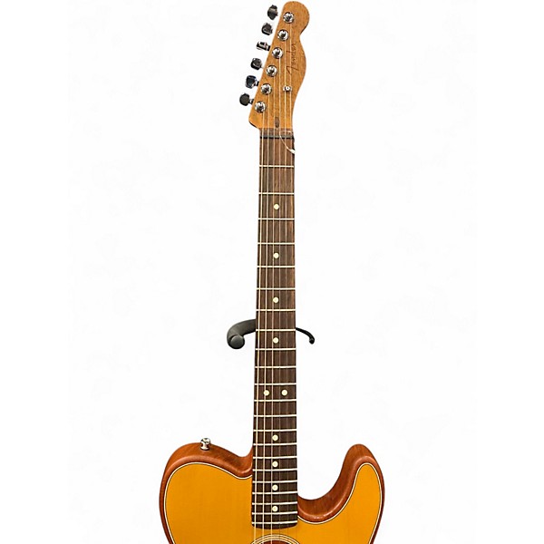 Used Fender Acoustasonic Player Telecaster Butterscotch Blonde Acoustic Electric Guitar