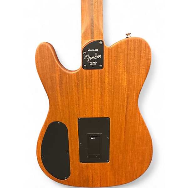 Used Fender Acoustasonic Player Telecaster Butterscotch Blonde Acoustic Electric Guitar