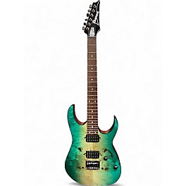 Used Ibanez RG421PB CARIBBEAN SHORELINE FLAT Solid Body Electric Guitar