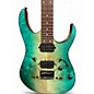 Used Ibanez RG421PB CARIBBEAN SHORELINE FLAT Solid Body Electric Guitar