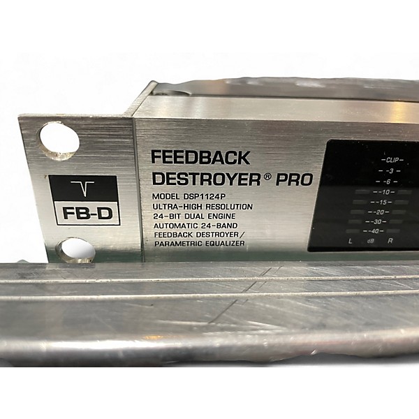 Used Behringer Feedback Destroyer Pro DSP1124P Feedback Suppressor