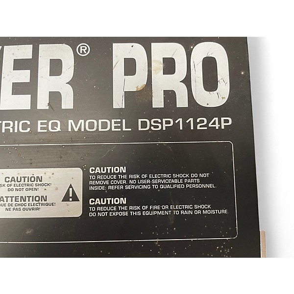 Used Behringer Feedback Destroyer Pro DSP1124P Feedback Suppressor