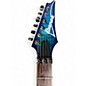 Used Ibanez S670QM Blue Solid Body Electric Guitar