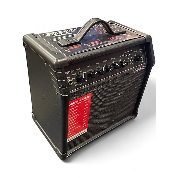 Used Line 6 Spider V 20 MkII 20w 1x8 Guitar Combo Amp