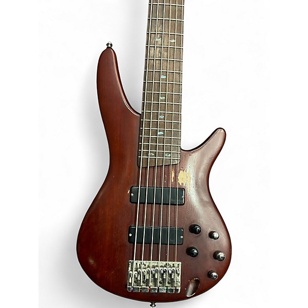Used Ibanez SR 506 BROWN MAHOGONY Electric Bass Guitar