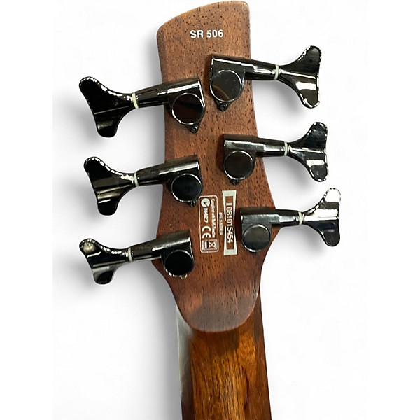 Used Ibanez SR 506 BROWN MAHOGONY Electric Bass Guitar