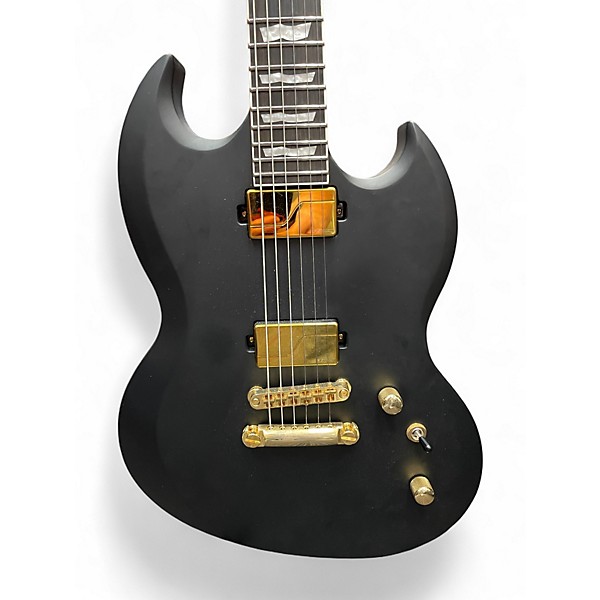Used ESP LTD Viper 1000 Deluxe Vintage Black Solid Body Electric Guitar