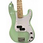 Used Squier Precision Bass Surf Green Electric Bass Guitar