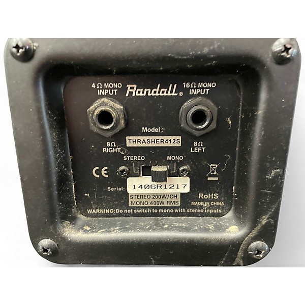 Used Randall RD412 4x12 Guitar Cabinet