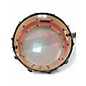 Used Hog Chain 14X6.5 custom snare walnut and red acrylic Drum