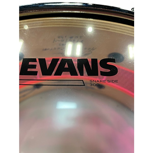 Used Hog Chain 14X6.5 custom snare walnut and red acrylic Drum