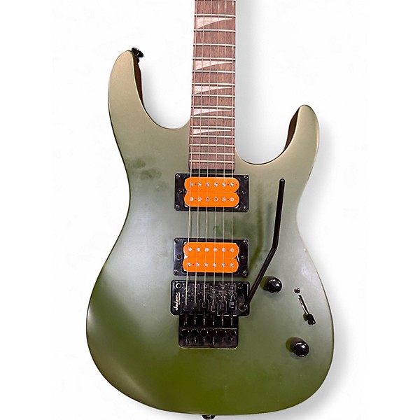 Used Jackson DK2-XR ARMY GREEN Solid Body Electric Guitar