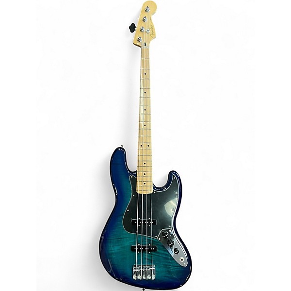 Used Fender Player II Jazz Bass Trans Blueburst Electric Bass Guitar