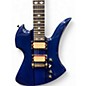 Used B.C. Rich Mockingbird STQ 70's Conversion by John Moody Trans Blue Over Mahogany / Maple Solid Body Electric Guitar